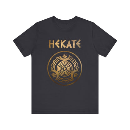 Dark Grey / S Hekate Greek Goddess of Witchcraft and Magic T-shirt