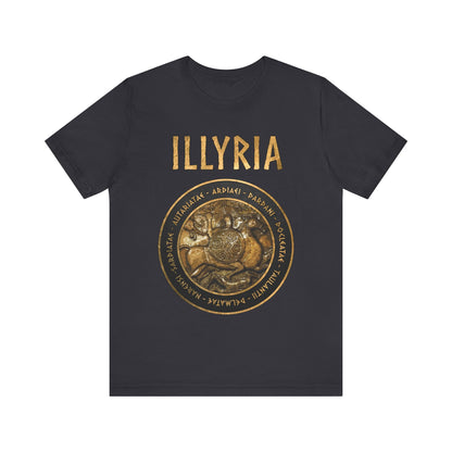 Dark Grey / S Illyria Ancient Illyrian Tribes T-Shirt