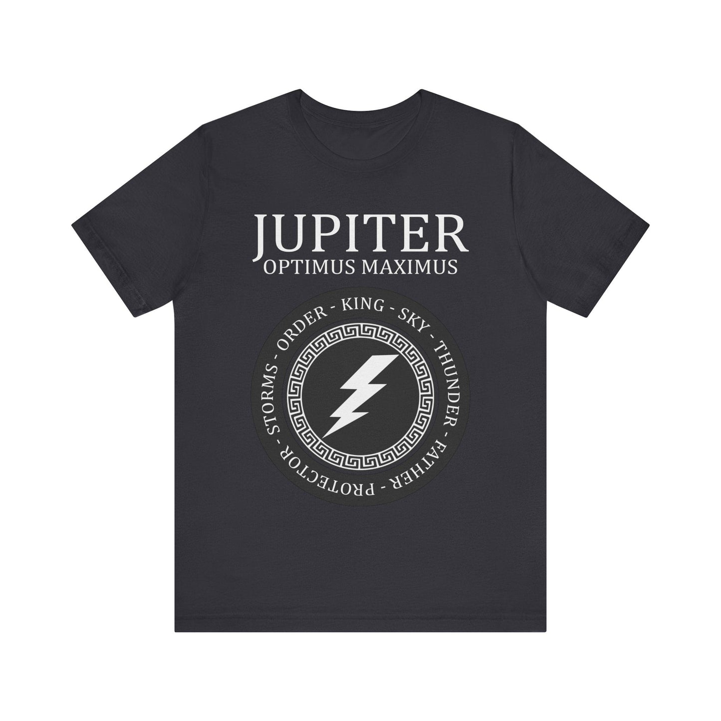 Dark Grey / S Jupiter Optimus Maximus - Ancient Roman God T-Shirt
