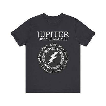 Dark Grey / S Jupiter Optimus Maximus - Ancient Roman God T-Shirt