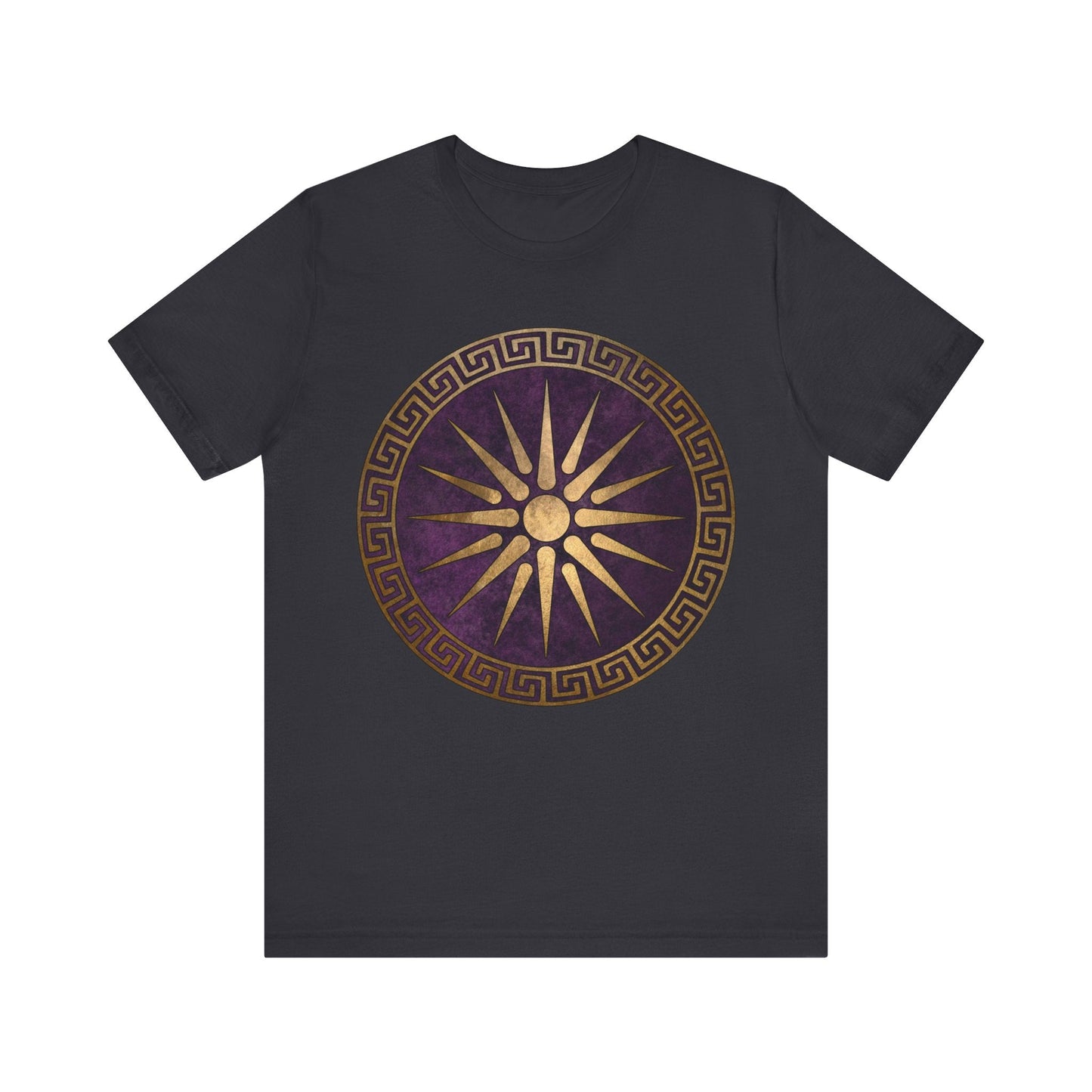 Dark Grey / S Macedon Alexander the Great Shield T-Shirt
