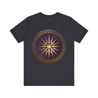Dark Grey / S Macedon Alexander the Great Shield T-Shirt
