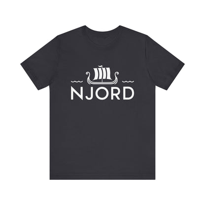 Dark Grey / S Njord Norse God of the Sea T-shirt