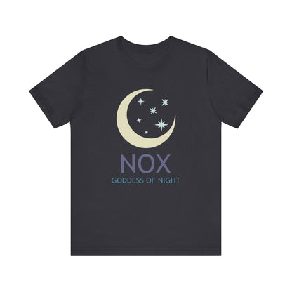 Dark Grey / S Nox Ancient Roman Goddess of Night T-Shirt