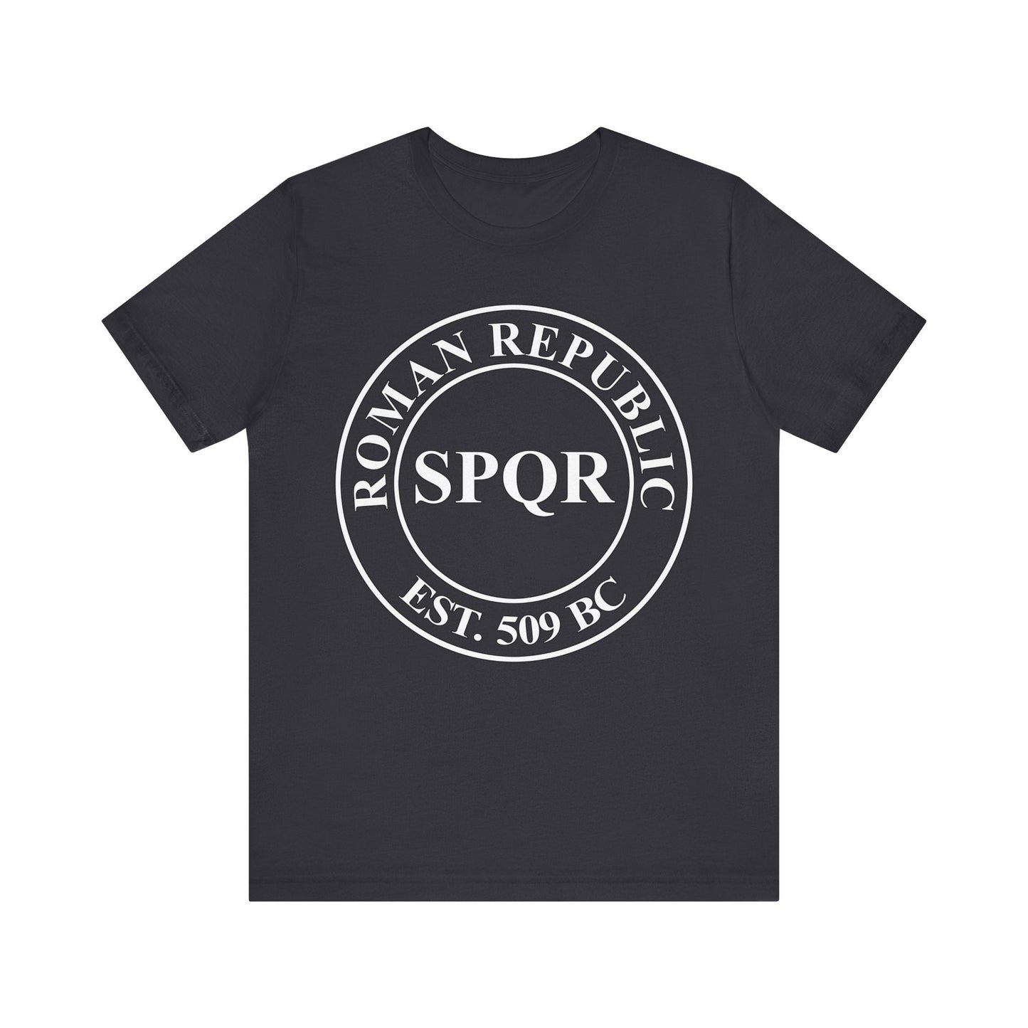 Dark Grey / S Roman Republic Founding SPQR 509 BC T-Shirt