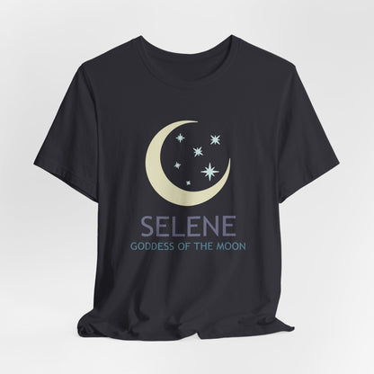 Dark Grey / S Selene Greek Goddess of the Moon T-Shirt