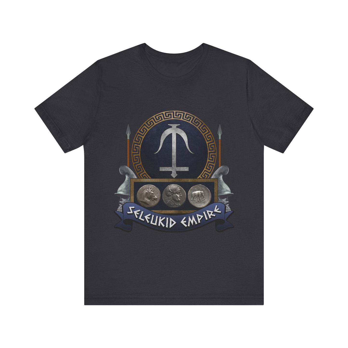 Dark Grey / S Seleukid Empire Symbol - Seleucus I Nicator - Seleucid Army T-Shirt