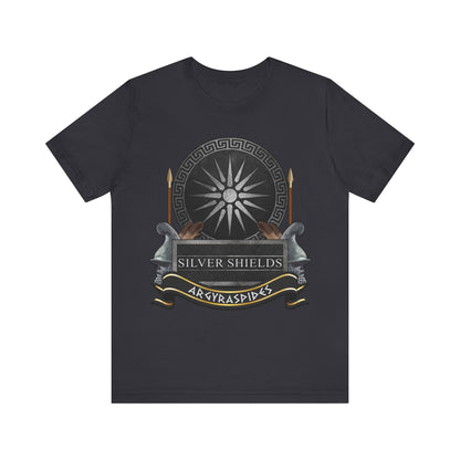 Dark Grey / S Silver Shields Argyraspides T-Shirt