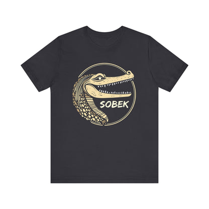 Dark Grey / S Sobek Ancient Egyptian God of the Nile T-shirt