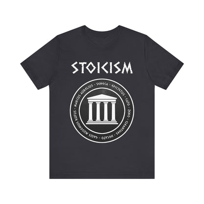 Dark Grey / S Stoicism - Ancient Greek and Roman Philosophers T-Shirt
