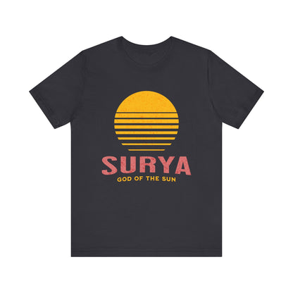 Dark Grey / S Surya God of the Sun - Hindu Mythology and Hinduism T-shirt