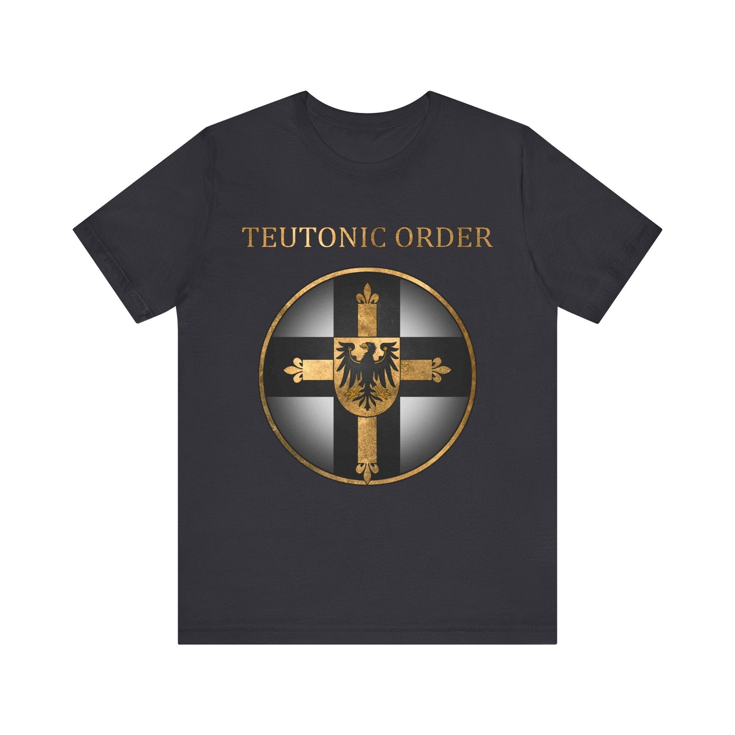 Dark Grey / S Teutonic Order Symbol - Teutonic Knights T-shirt