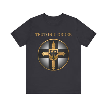 Dark Grey / S Teutonic Order Symbol - Teutonic Knights T-shirt