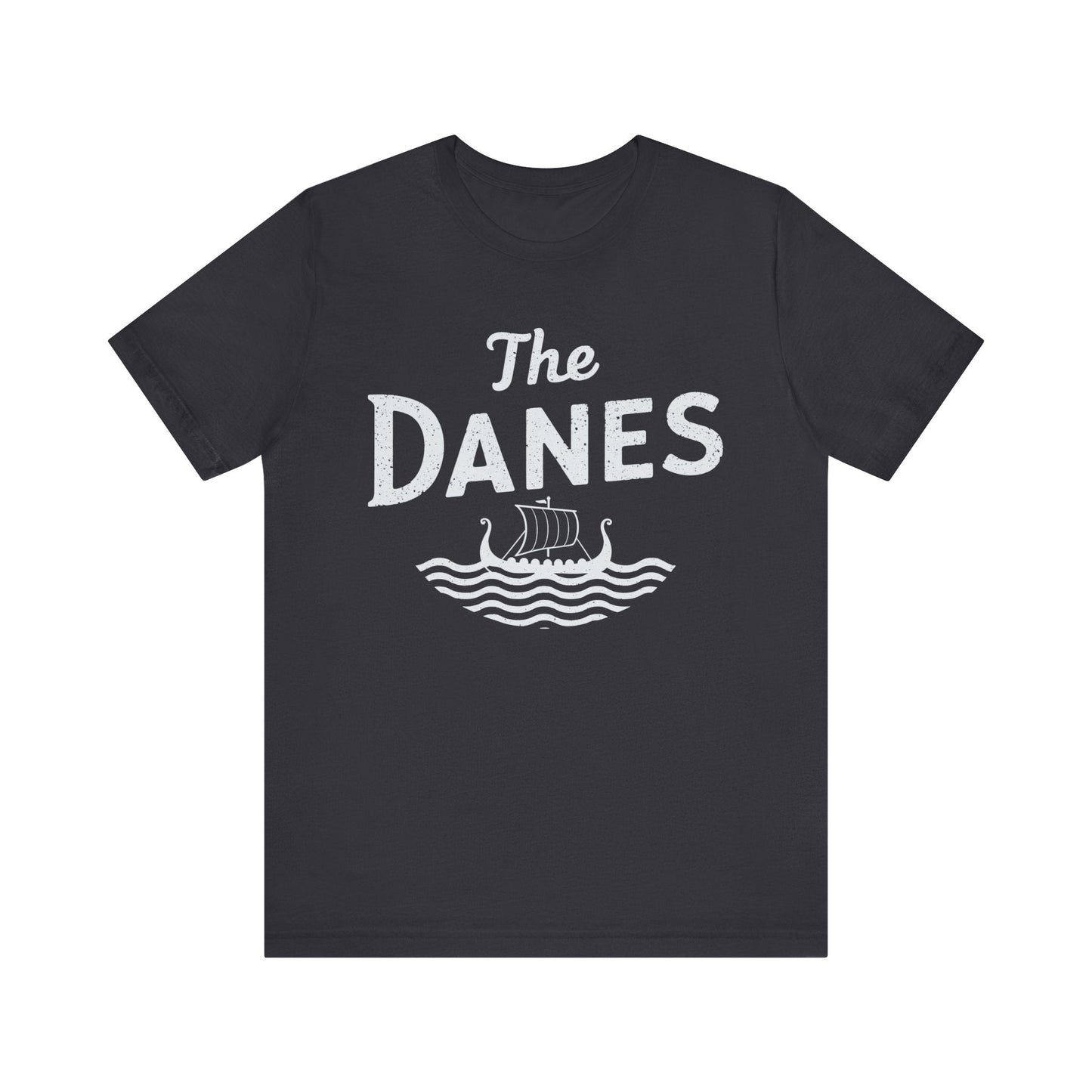 Dark Grey / S The Danes - Viking Longship T-shirt
