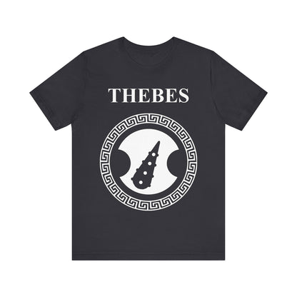 Dark Grey / S Thebes Sacred Band Ancient Greek City-State T-Shirt