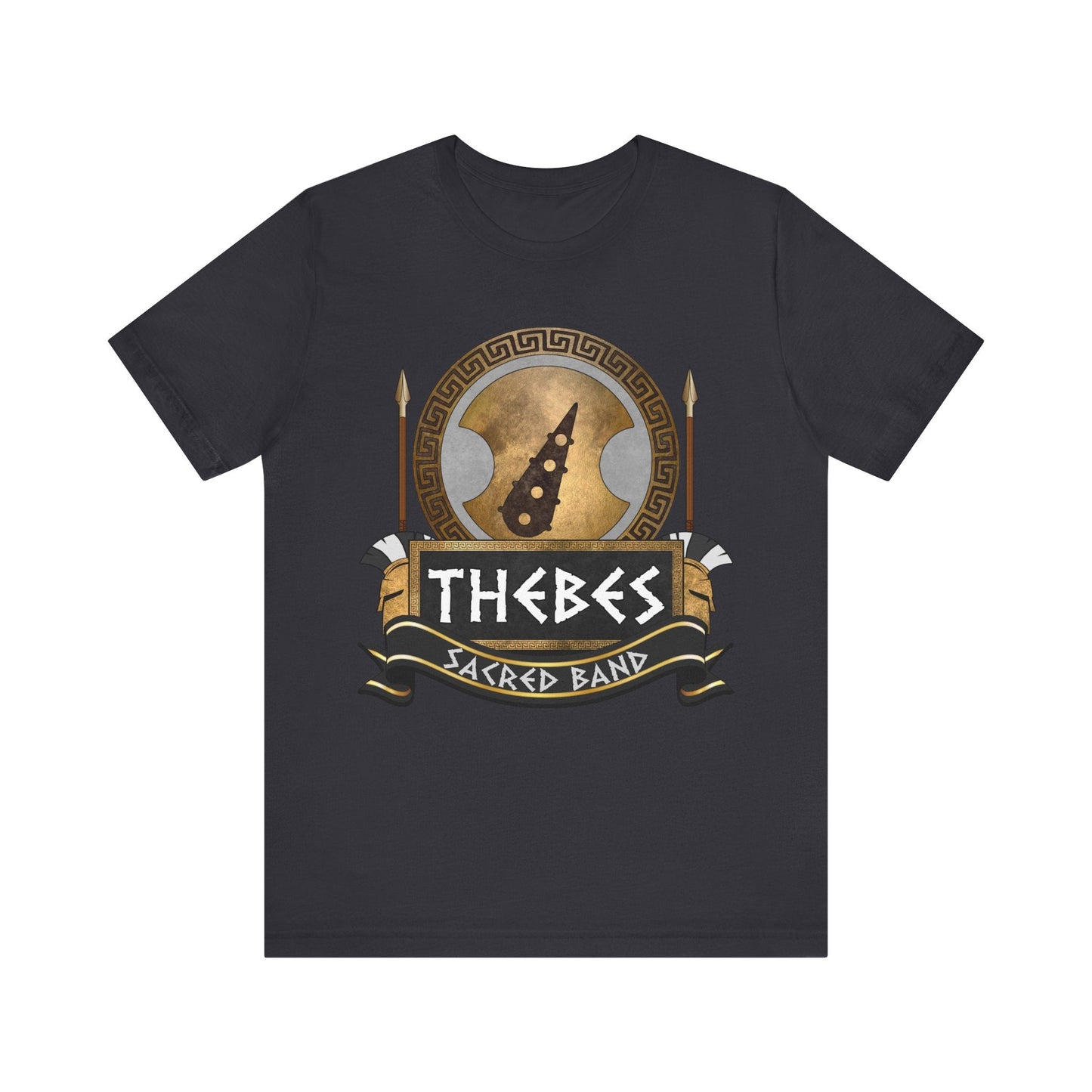 Dark Grey / S Thebes Sacred Band T-Shirt