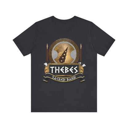 Dark Grey / S Thebes Sacred Band T-Shirt