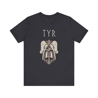 Dark Grey / S Tyr Norse God of War and Justice - Viking Mythology T-shirt