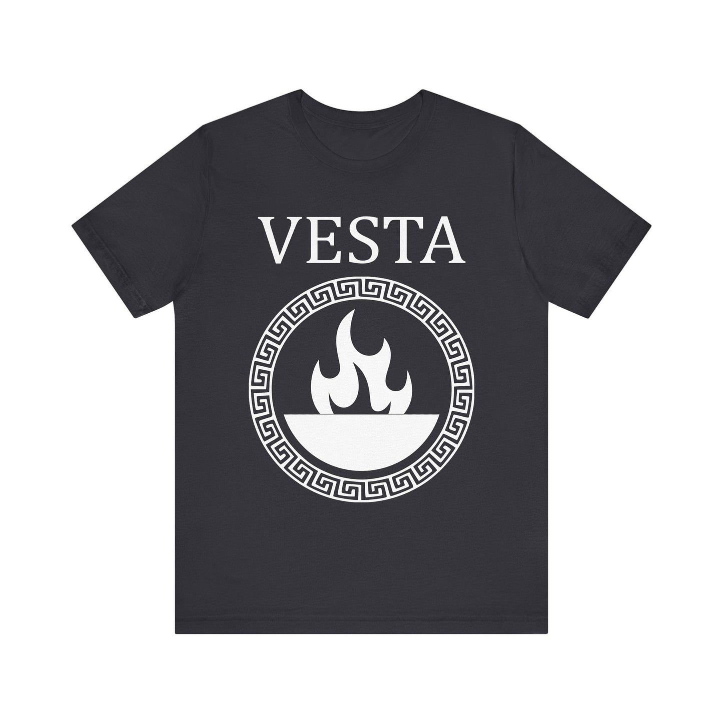 Dark Grey / S Vesta Roman Goddess T-Shirt