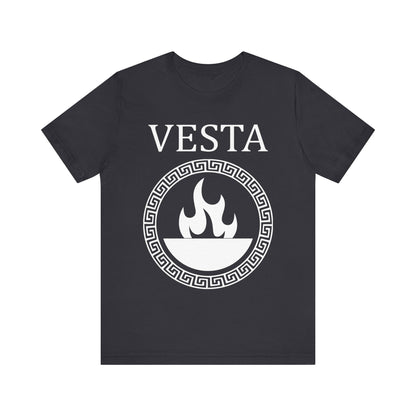 Dark Grey / S Vesta Roman Goddess T-Shirt