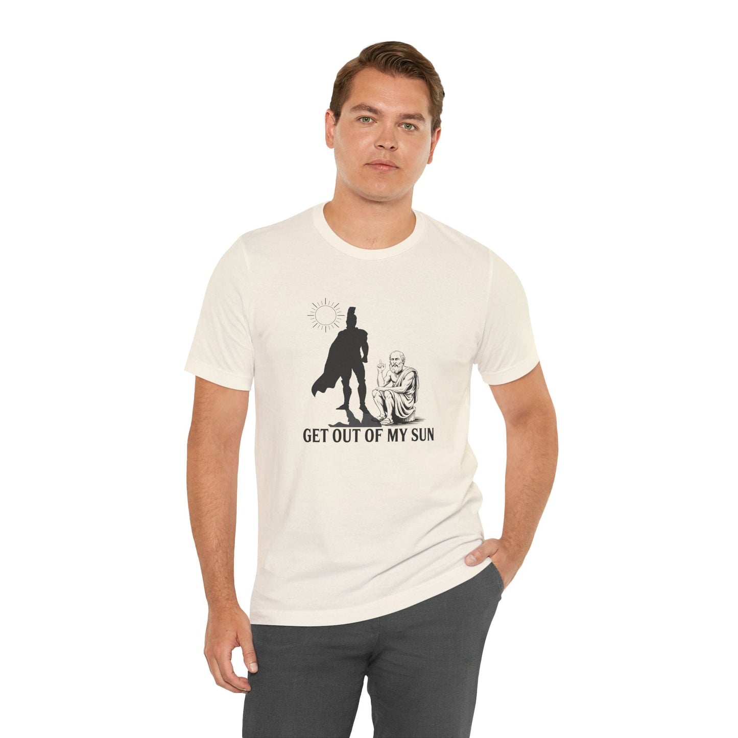 Diogenes and Alexander the Great - Get out of my sun T-Shirt
