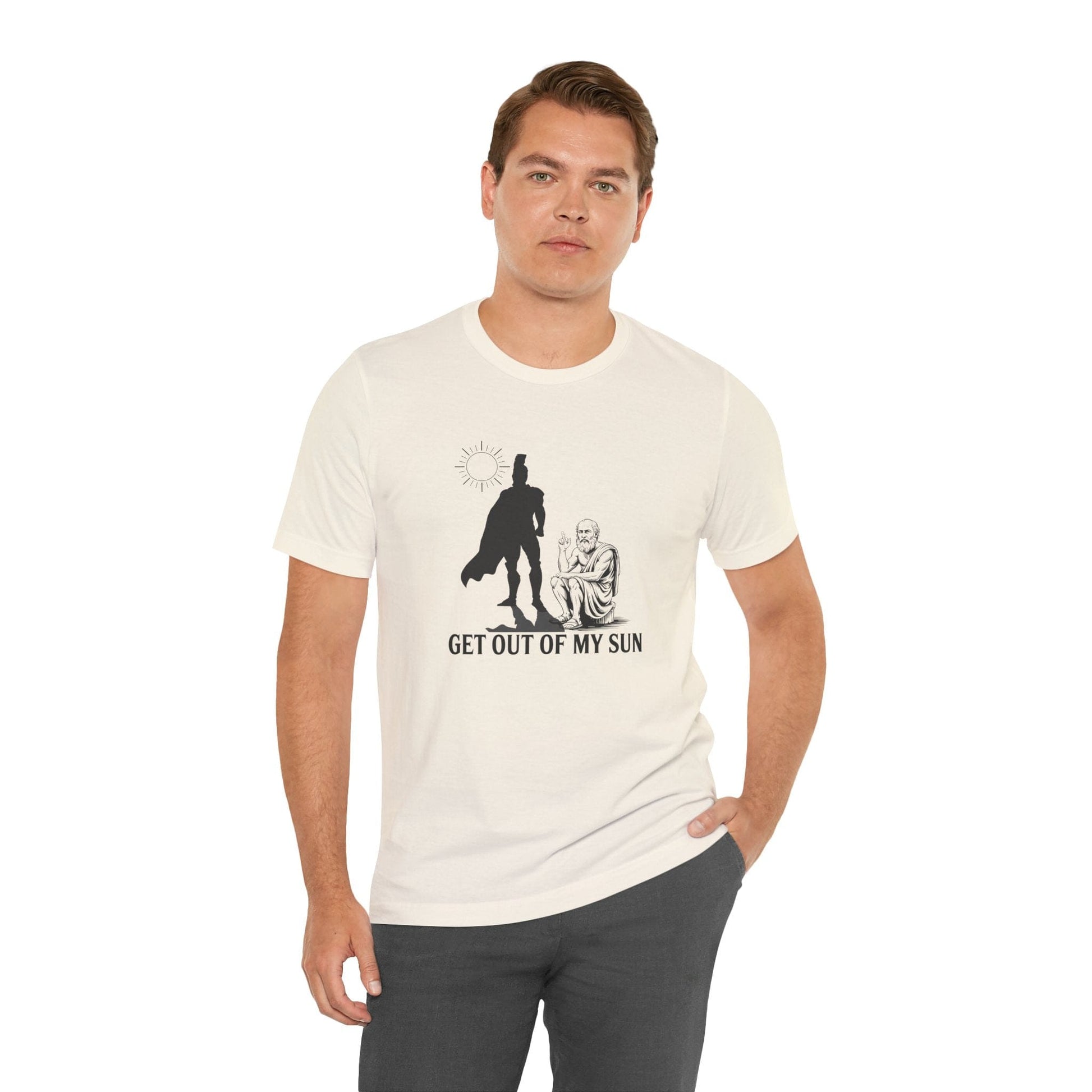 Diogenes and Alexander the Great - Get out of my sun T-Shirt