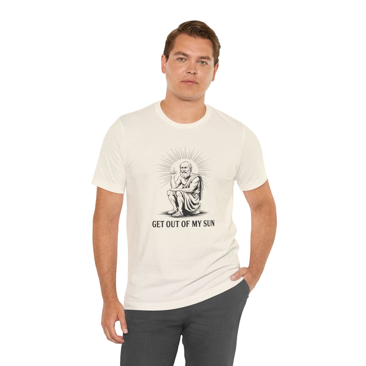 Diogenes - Get out of my Sun - Funny Philosophy T-Shirt
