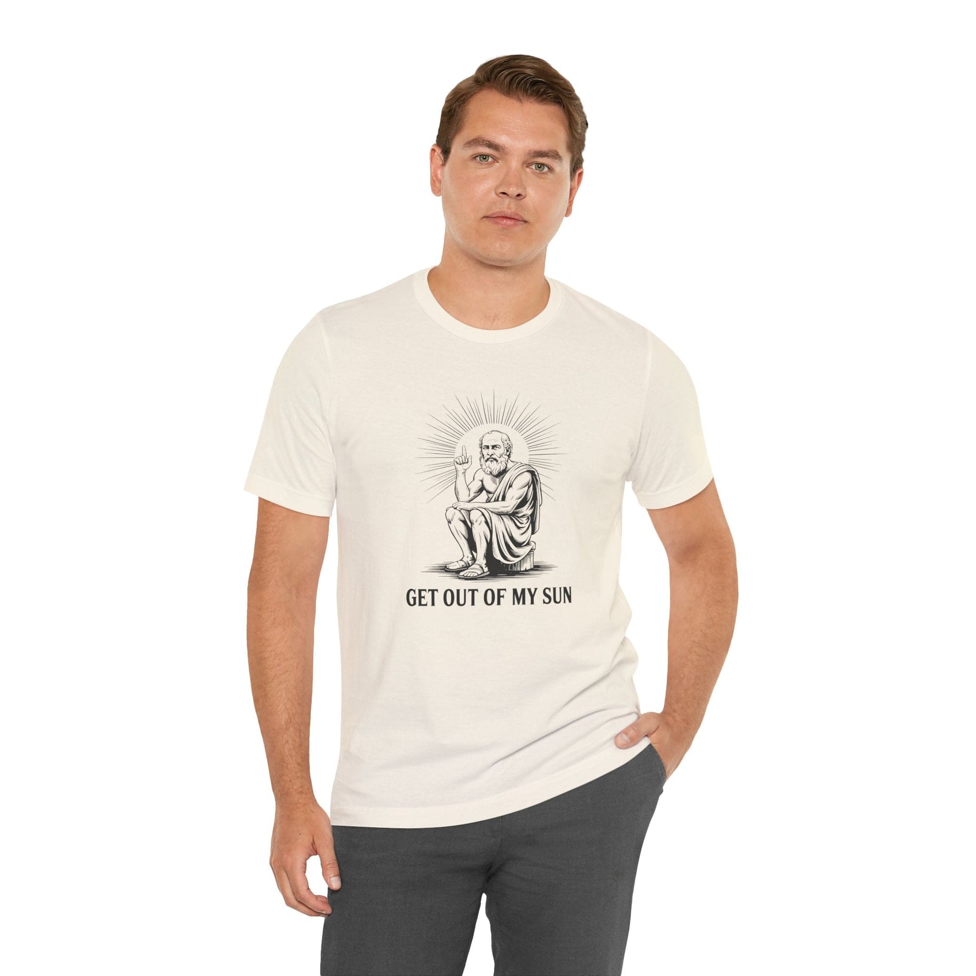 Diogenes - Get out of my Sun - Funny Philosophy T-Shirt