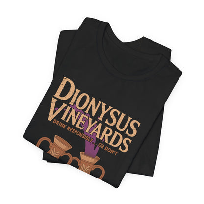 Dionysus Vineyards - Funny Greek Mythology T-Shirt