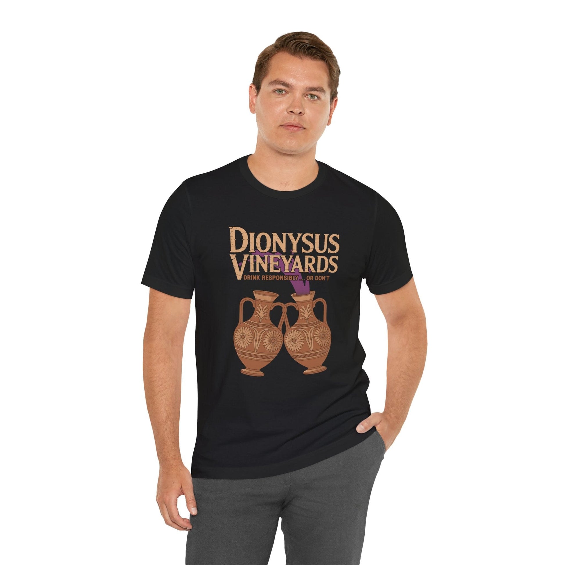 Dionysus Vineyards - Funny Greek Mythology T-Shirt
