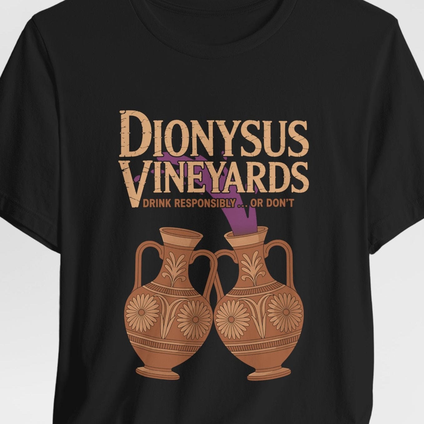 Dionysus Vineyards - Funny Greek Mythology T-Shirt