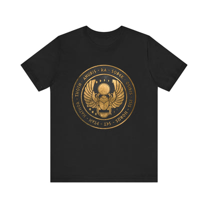 Egyptian Gods - Ancient Gods of Egypt - Khepri Beetle Symbol T-Shirt