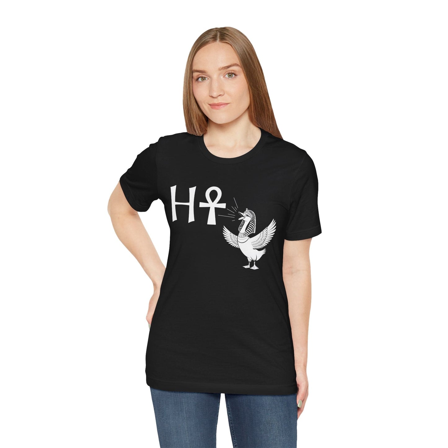 Egyptian Goose H-Ankh Meme T-Shirt