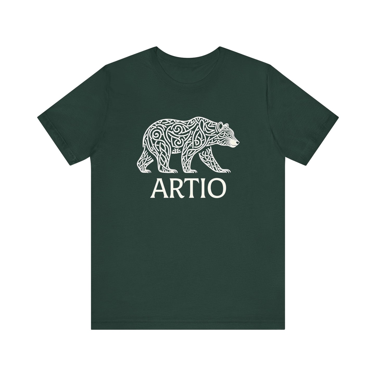Forest / S Artio Celtic Bear Goddess T-shirt