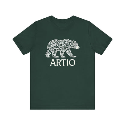 Forest / S Artio Celtic Bear Goddess T-shirt