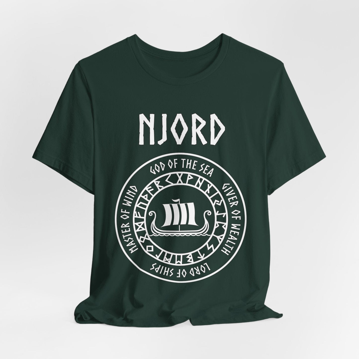 Forest / S Njord Norse God of the Sea T-Shirt