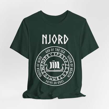 Forest / S Njord Norse God of the Sea T-Shirt