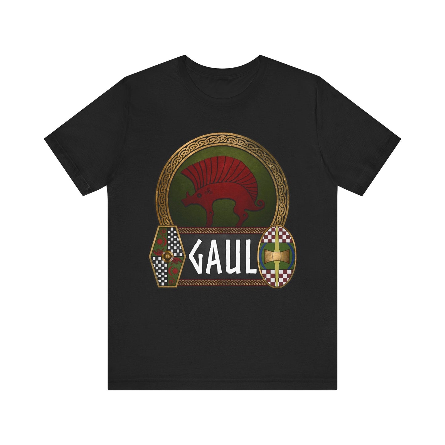 Gaul Ancient Gaelic Boar - Celtic Warrior Shields - Gaelic Heritage T-shirt