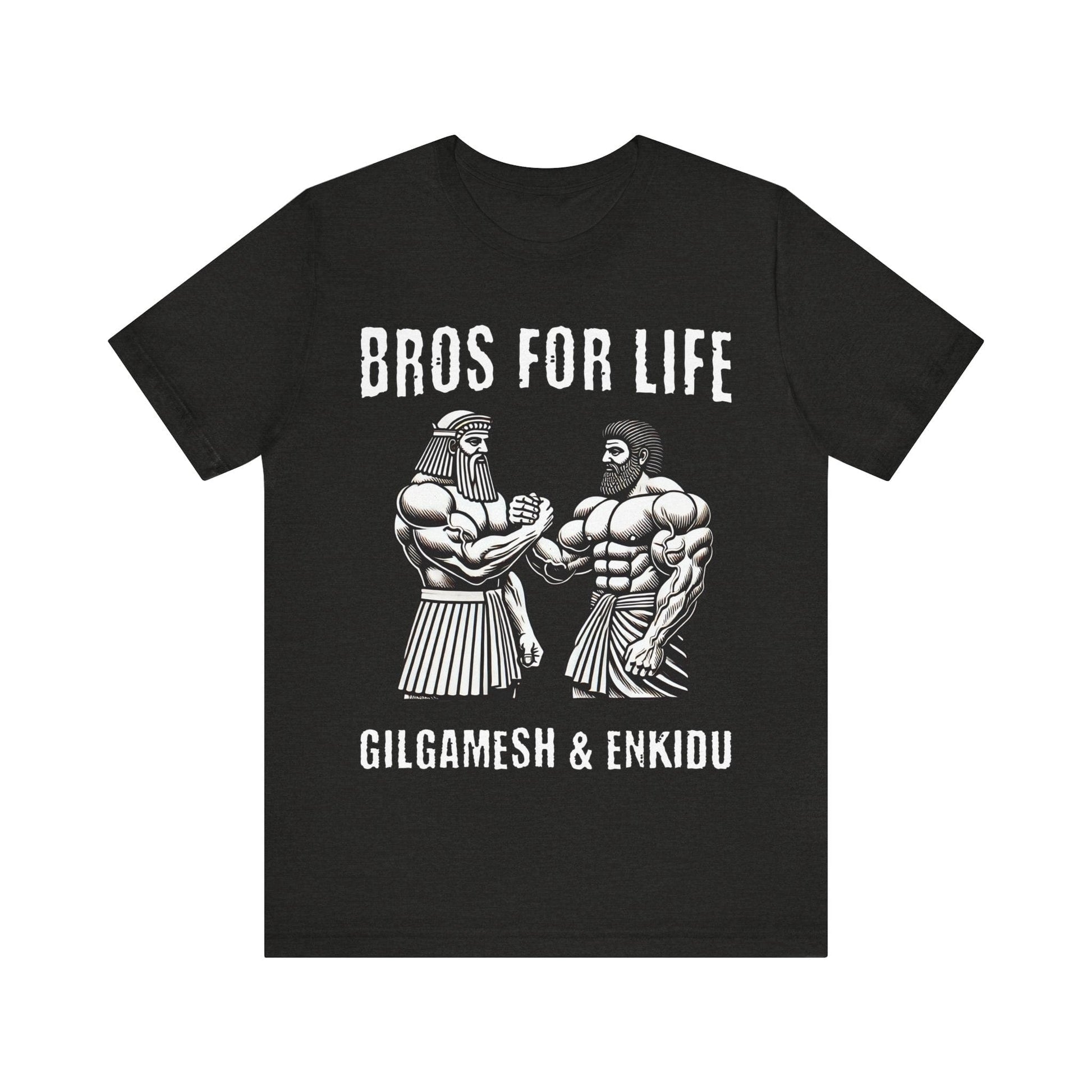Gilgamesh and Enkidu Bros For Life - Funny Ancient History T-Shirt