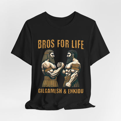 Gilgamesh and Enkidu Bros for Life T-Shirt