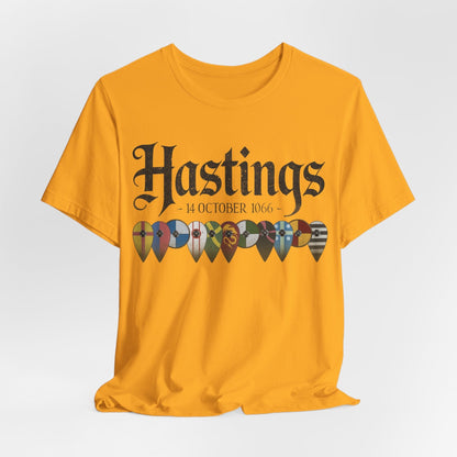 Gold / S Battle of Hastings 1066 T-Shirt