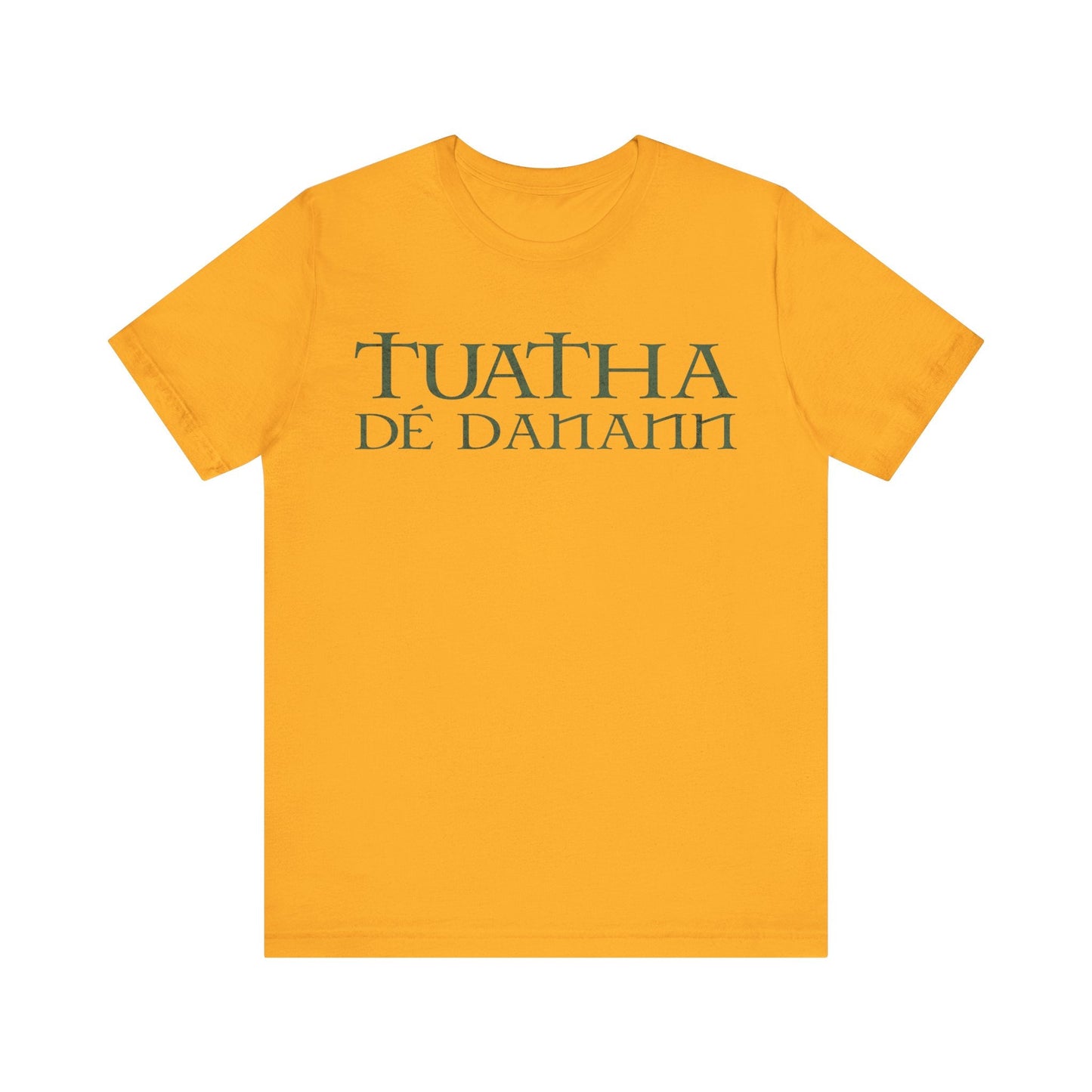 Gold / S Tuatha De Danann - Irish Mythology T-Shirt