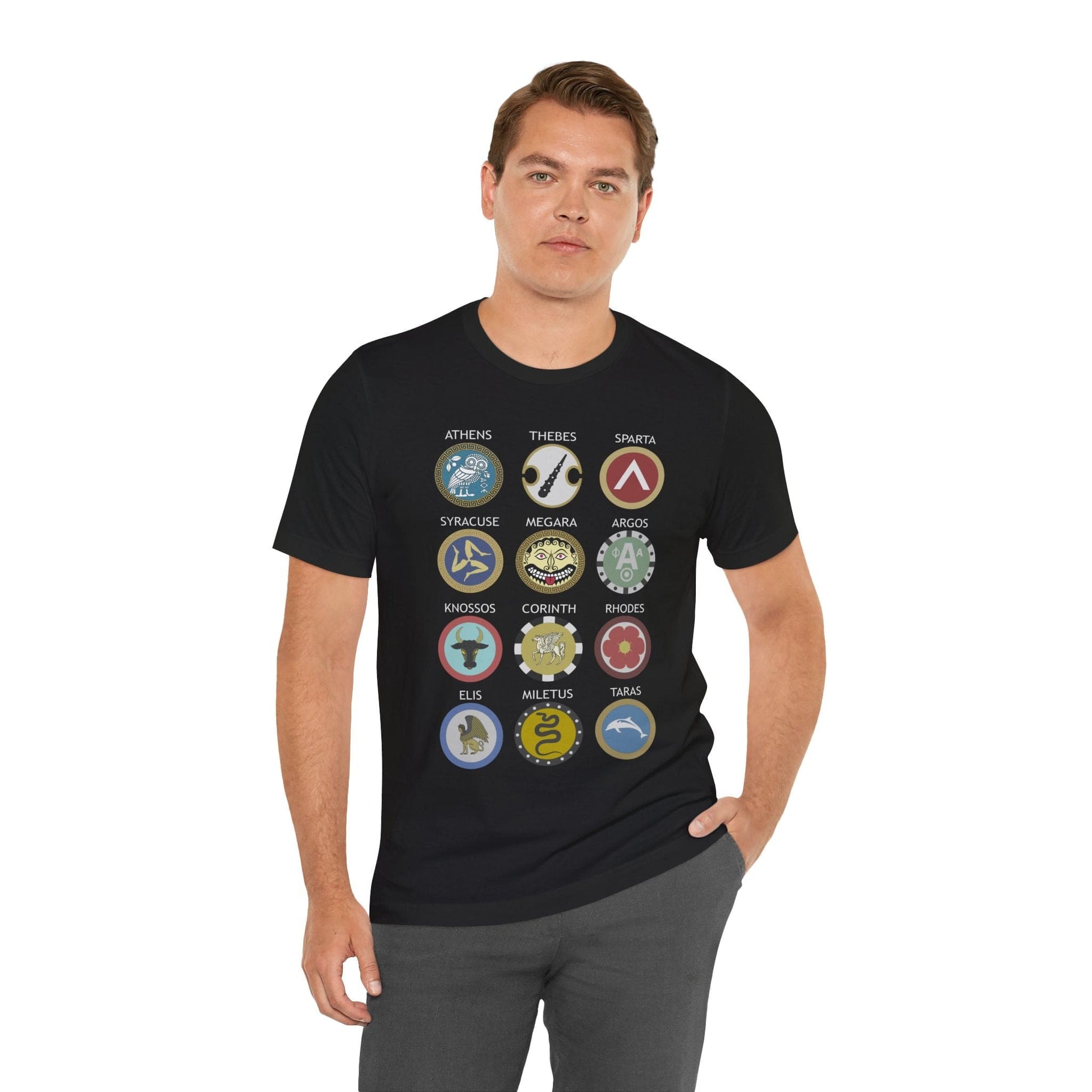 Greek Hoplite Shields T-Shirt
