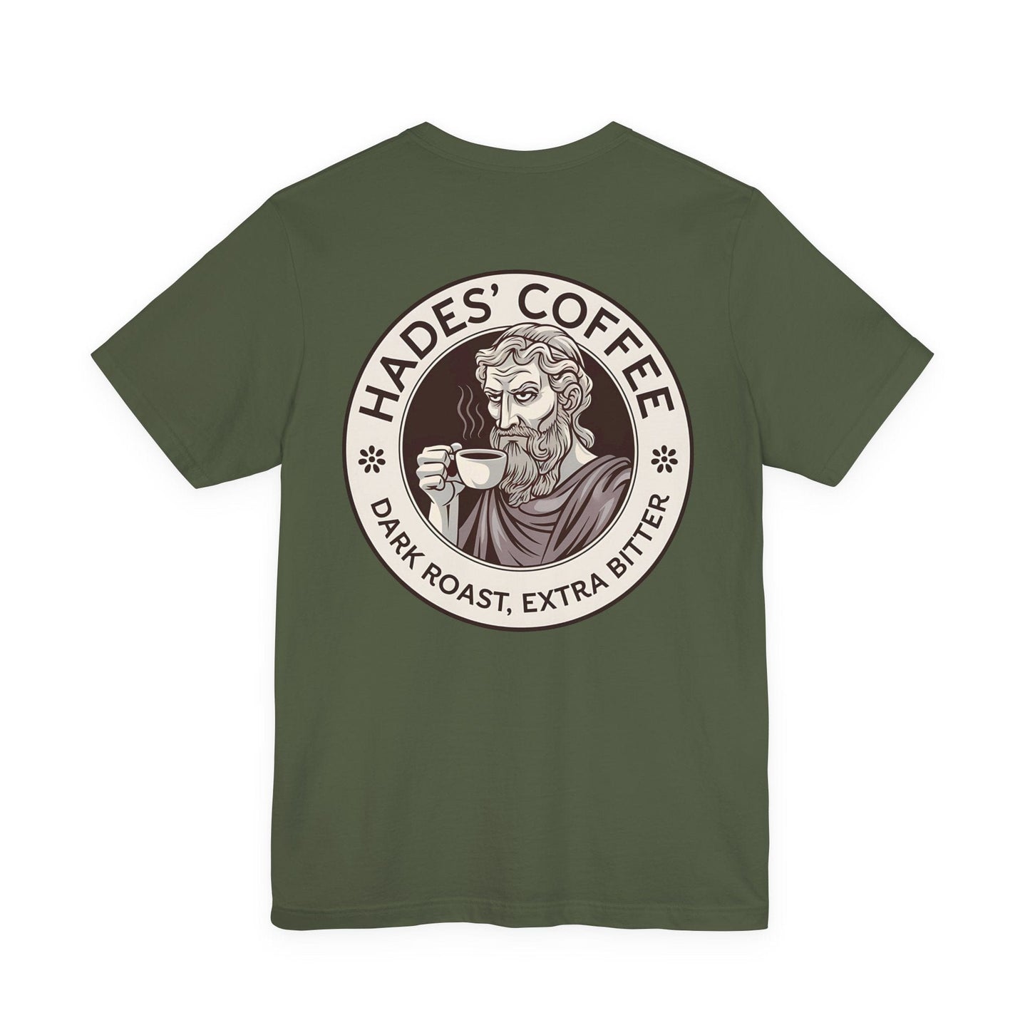 Hades Coffee - Funny Greek Mythology Double Sided T-Shirt
