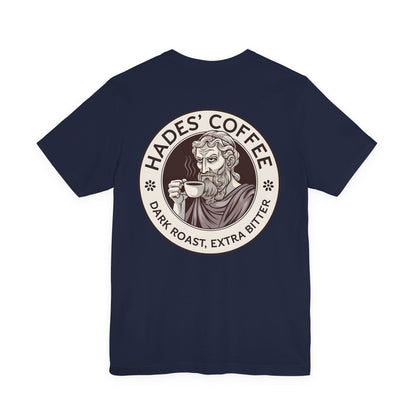 Hades Coffee - Funny Greek Mythology Double Sided T-Shirt