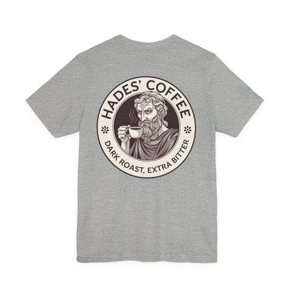 Hades Coffee - Funny Greek Mythology Double Sided T-Shirt
