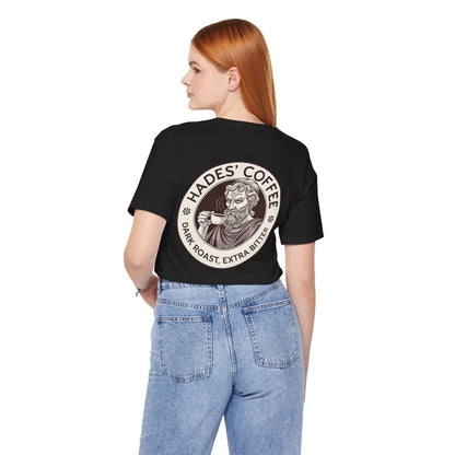 Hades Coffee - Funny Greek Mythology Double Sided T-Shirt
