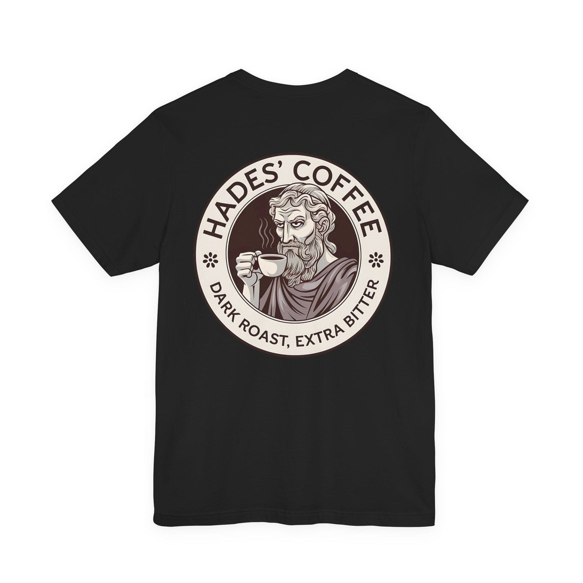 Hades Coffee - Funny Greek Mythology Double Sided T-Shirt