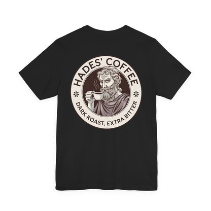 Hades Coffee - Funny Greek Mythology Double Sided T-Shirt