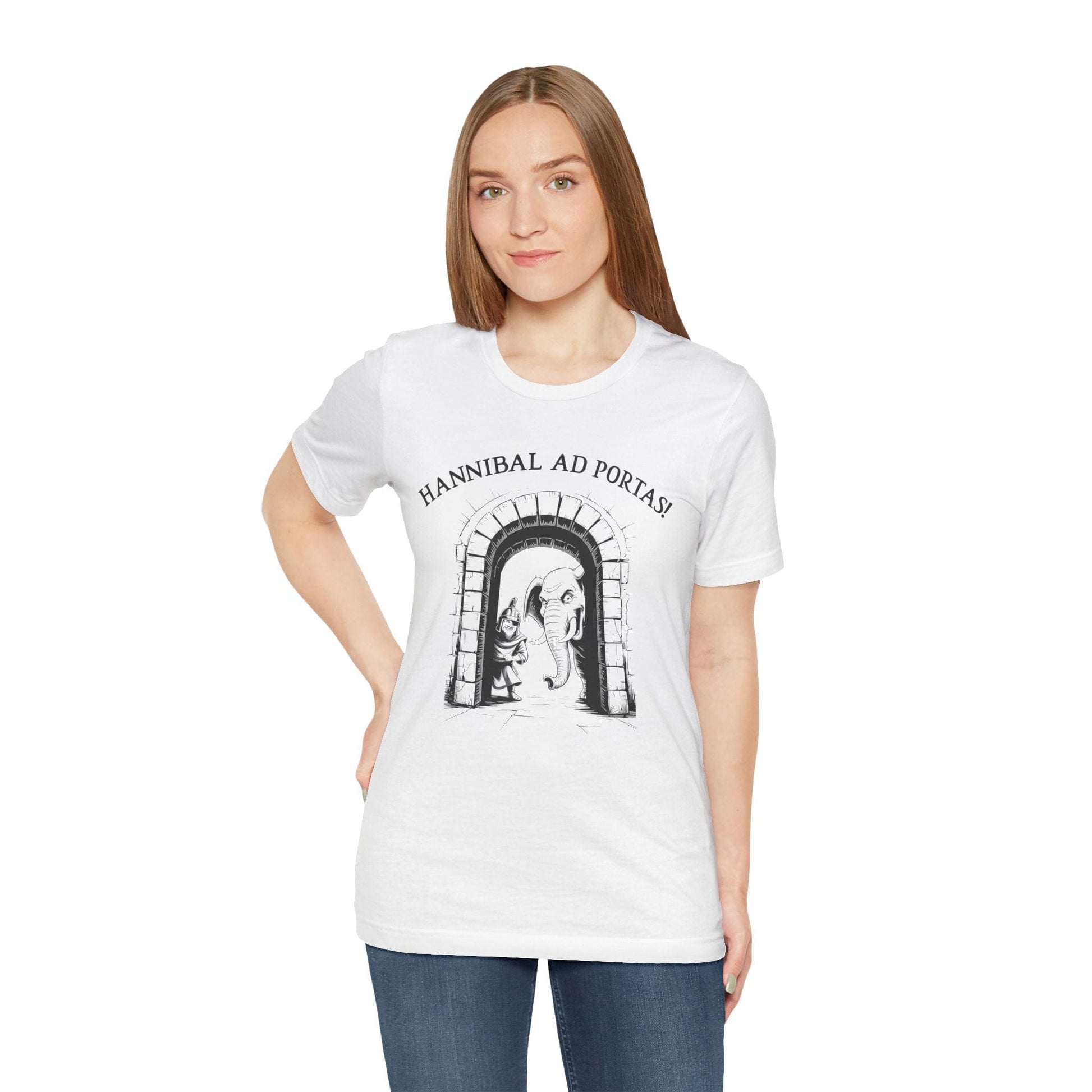 Hannibal Ad Portas! Roman Propaganda Cartoon T-Shirt